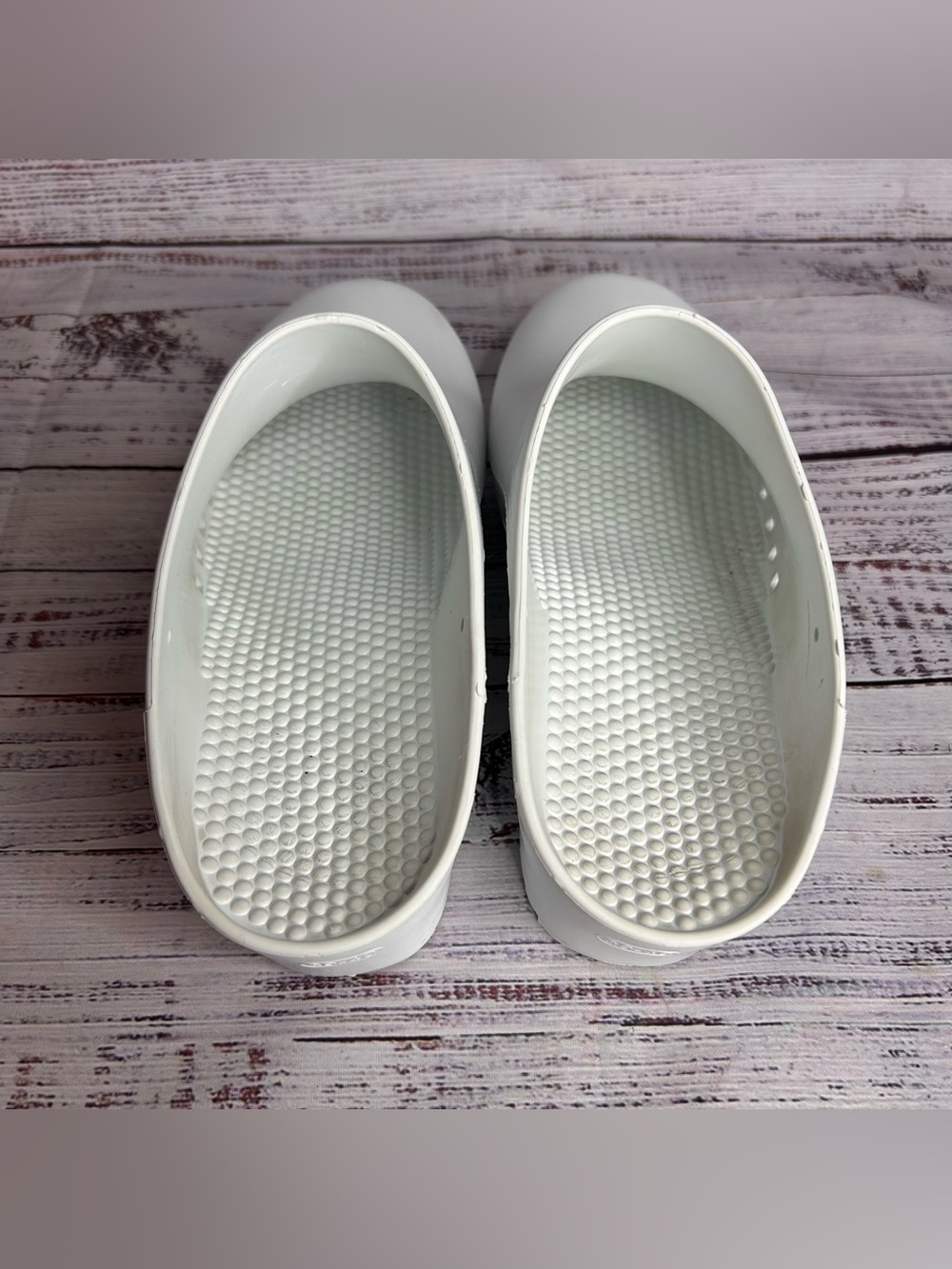 Calzuro White Slip-On Clog Mules - Picture 4 of 7